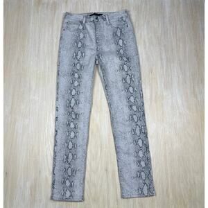 Joe's The Luna High Rise Cigarette High Rise Snake Print Y2K Urban Edgy Jeans 28